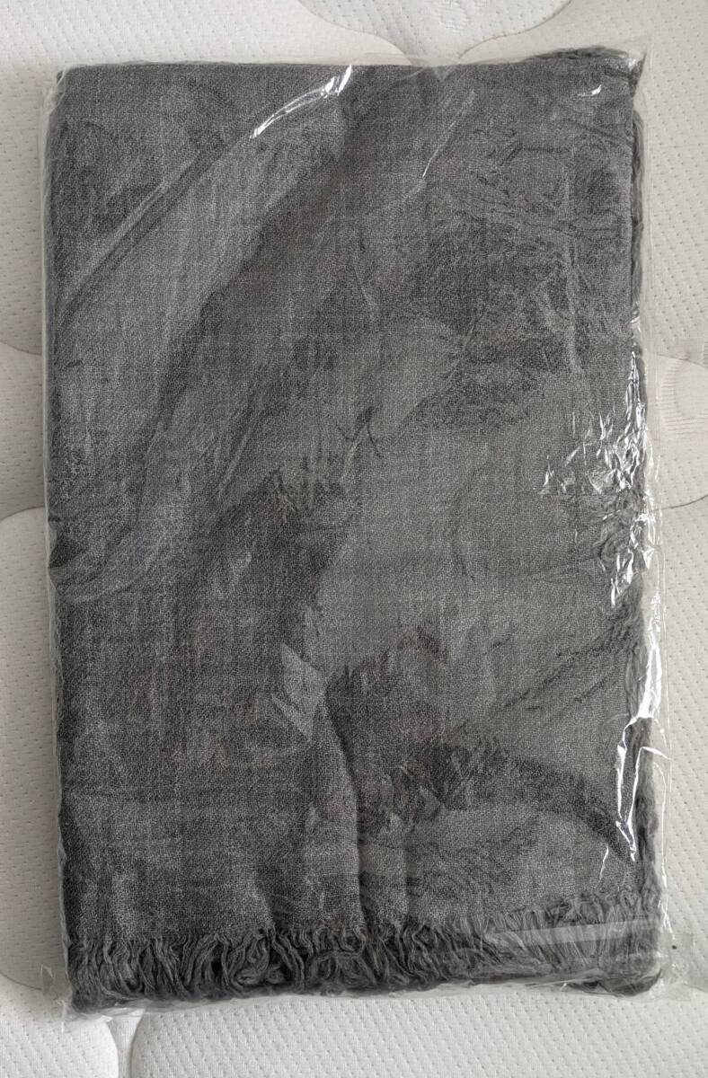  unused ATTACHMENT stole gray Attachment kazyuki bear gaiKAZUYUKI KUMAGAI wool stole 