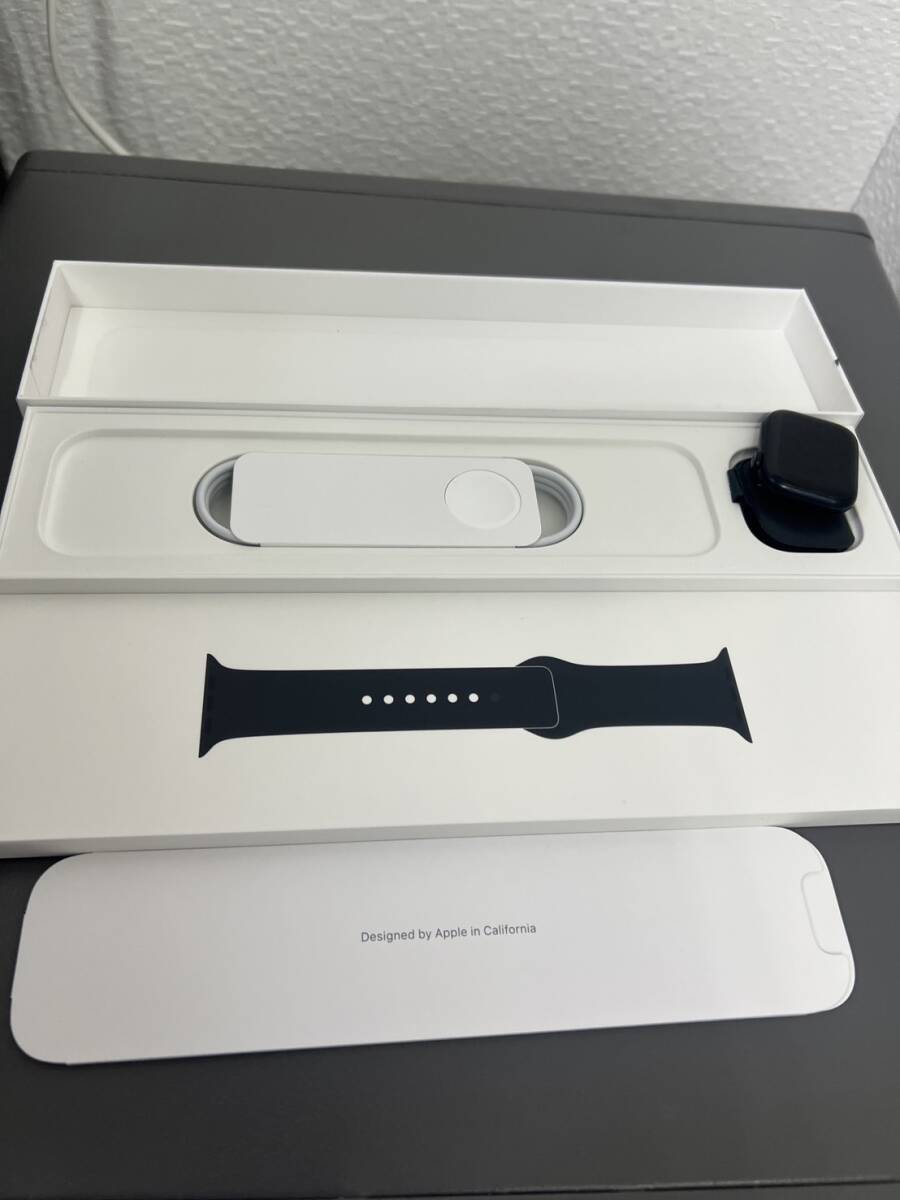 UU248 прекрасный товар Apple Watch Apple часы Series 8 GPS модель 41mm MNP53J/A midnight aluminium / спорт частота CIARR