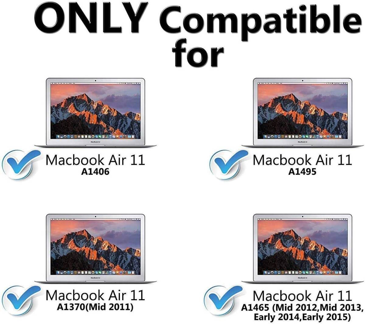 Mac Book Air 11 交換用バッテリー A1406 A1495 (ミッド2012ミッド2013初期の2014年版、2015年初期版) A1370(2011年中にのみ適合)_画像4