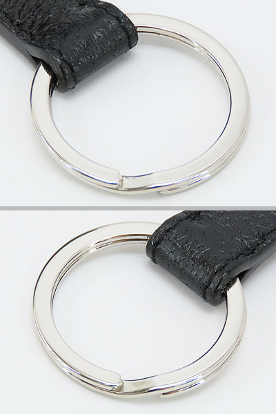  почти новый товар BVLGARY BVLGARY BVLGARY man кольцо для ключей брелок для ключа очарование серебряный чёрная кожа 