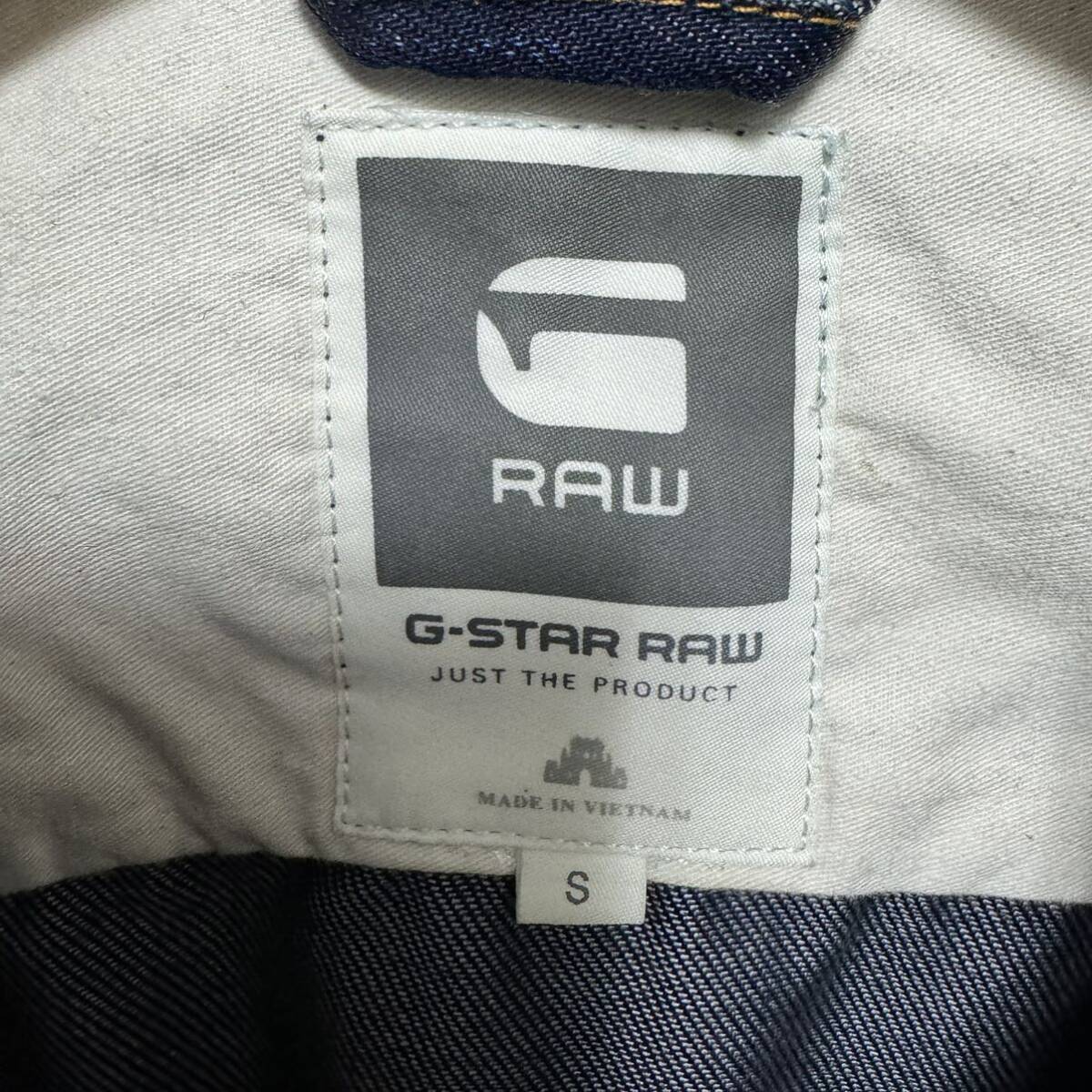 【美品】G-STAR RAW ウォッシュ加工デニムジャケット！_画像8