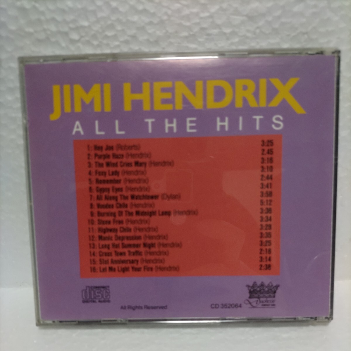 Jimi HendrixAll The Hits / ジミ・ヘンドリックス / ベスト盤_画像2