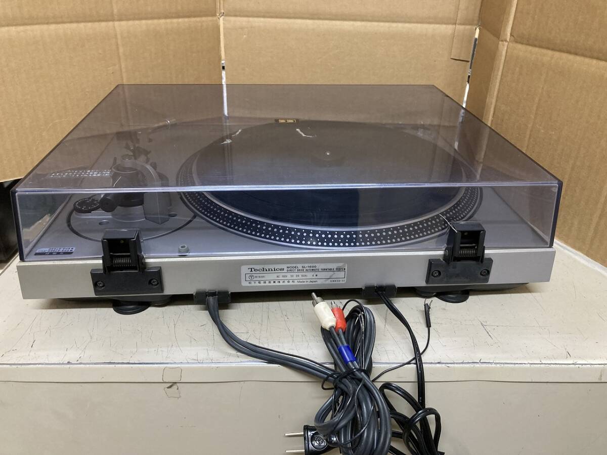 ■Technics■フルオートD.D.ターンテーブル■SL-1600/メンテ済■中古■　★即決★_画像6