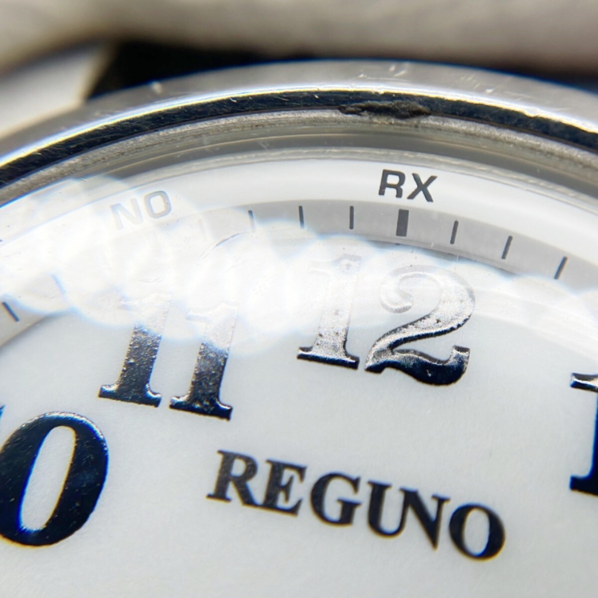 【58703】レグノ REGUNO メンズ腕時計 H415-5057515 SS 革 ソーラーの画像8