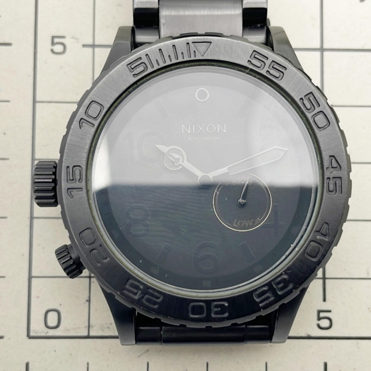 【124607】ニクソン NIXON メンズ腕時計 SS QZ 箱(枕なし)、コマ付きの画像6