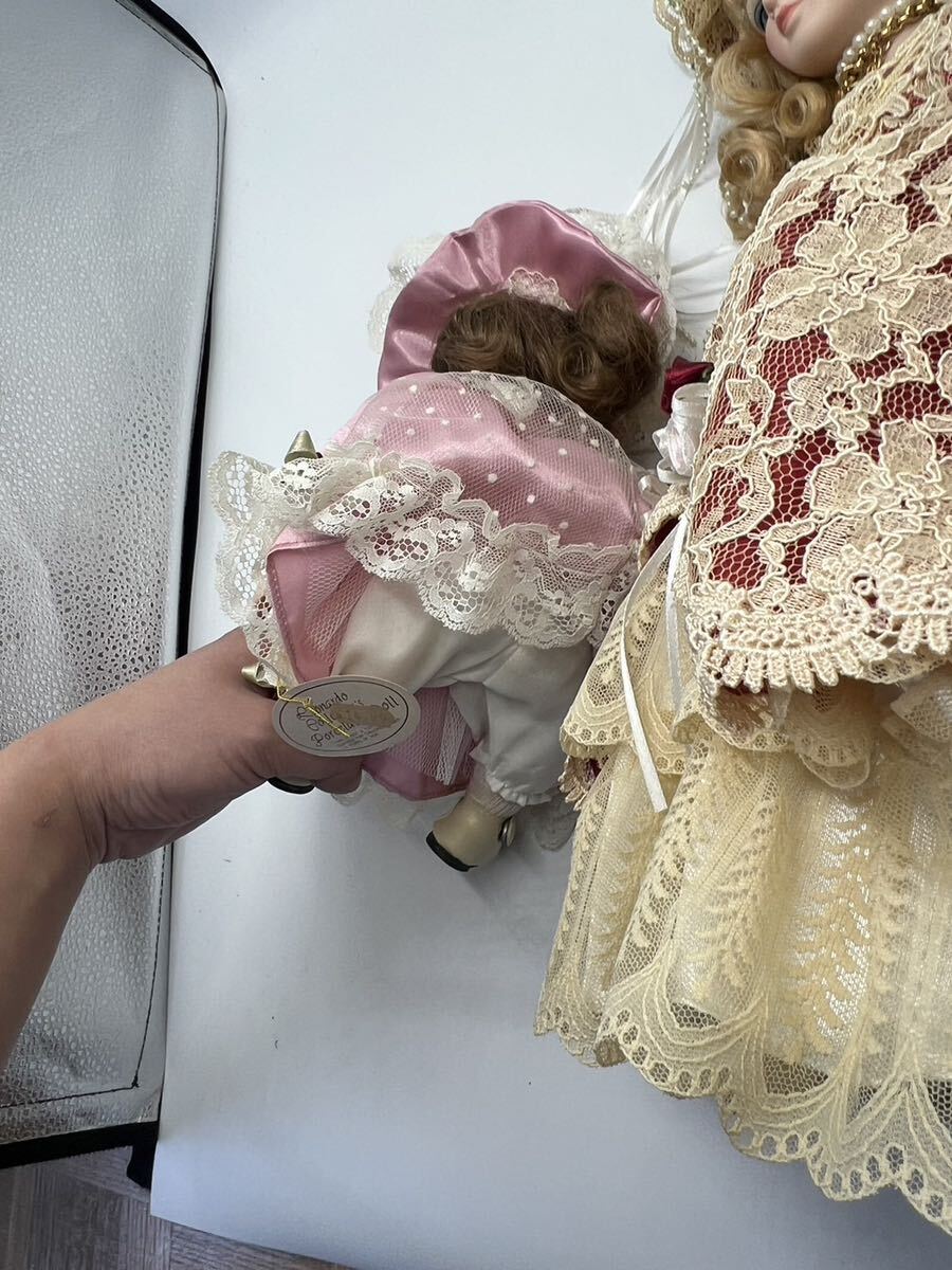 MY0509 ビスクドール 人形 西洋人形 ドール レトロ フランス人形 Doll 女の子 ドレス アンティークドール の画像8
