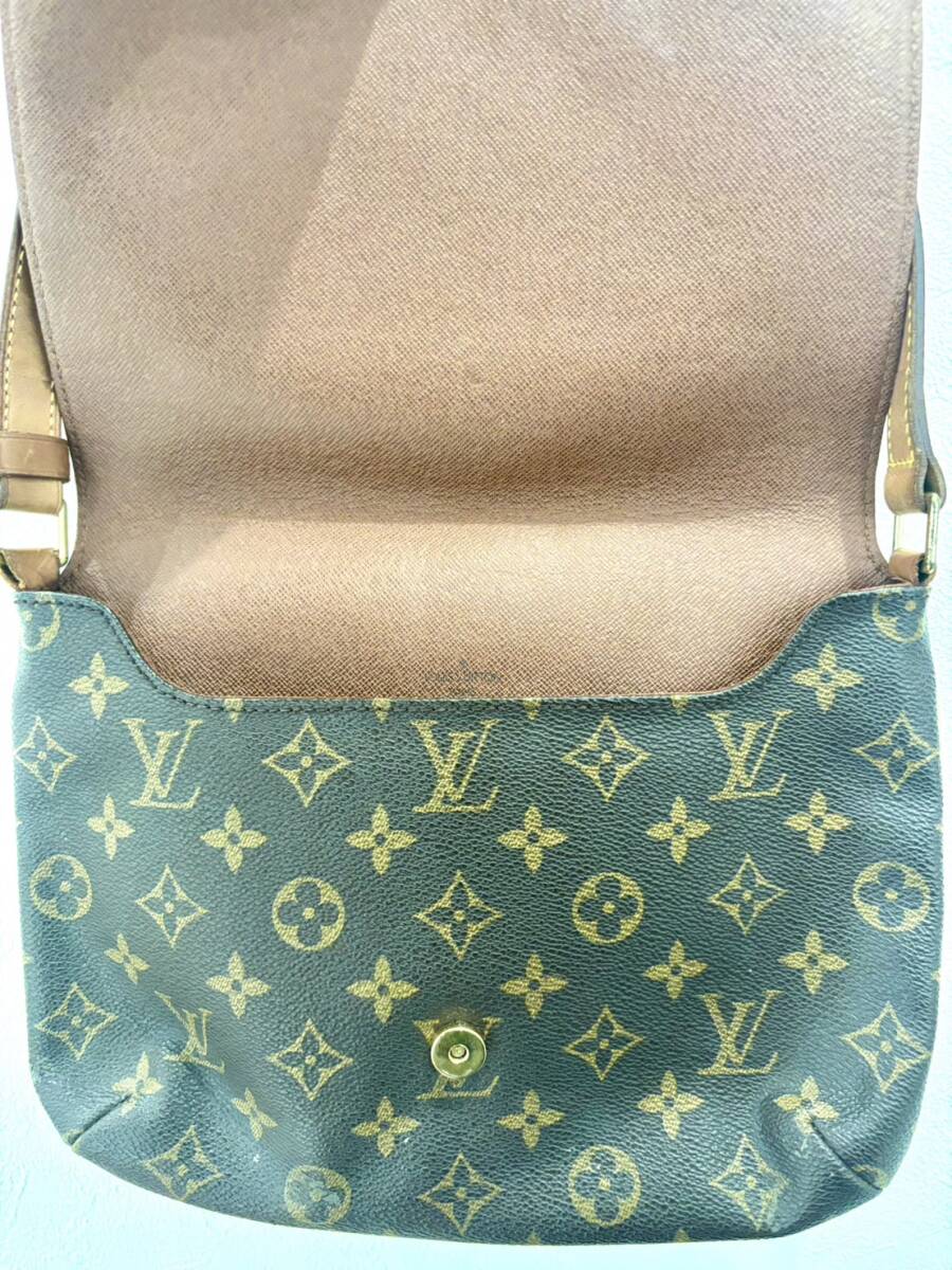 ルイヴィトン Louis Vuitton バッグ ショルダーバッグ モノグラム ミュゼットタンゴ ブラウン レザー　SP0030 1円スタート_画像3