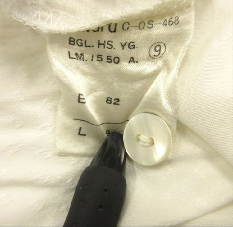 美品 96ss ジャンポールゴルチエ Jean Paul Gaultier オーバーサイズ シャツ ワンピース ドレス 90's ヴィンテージ 9 ホワイト レディース_画像9
