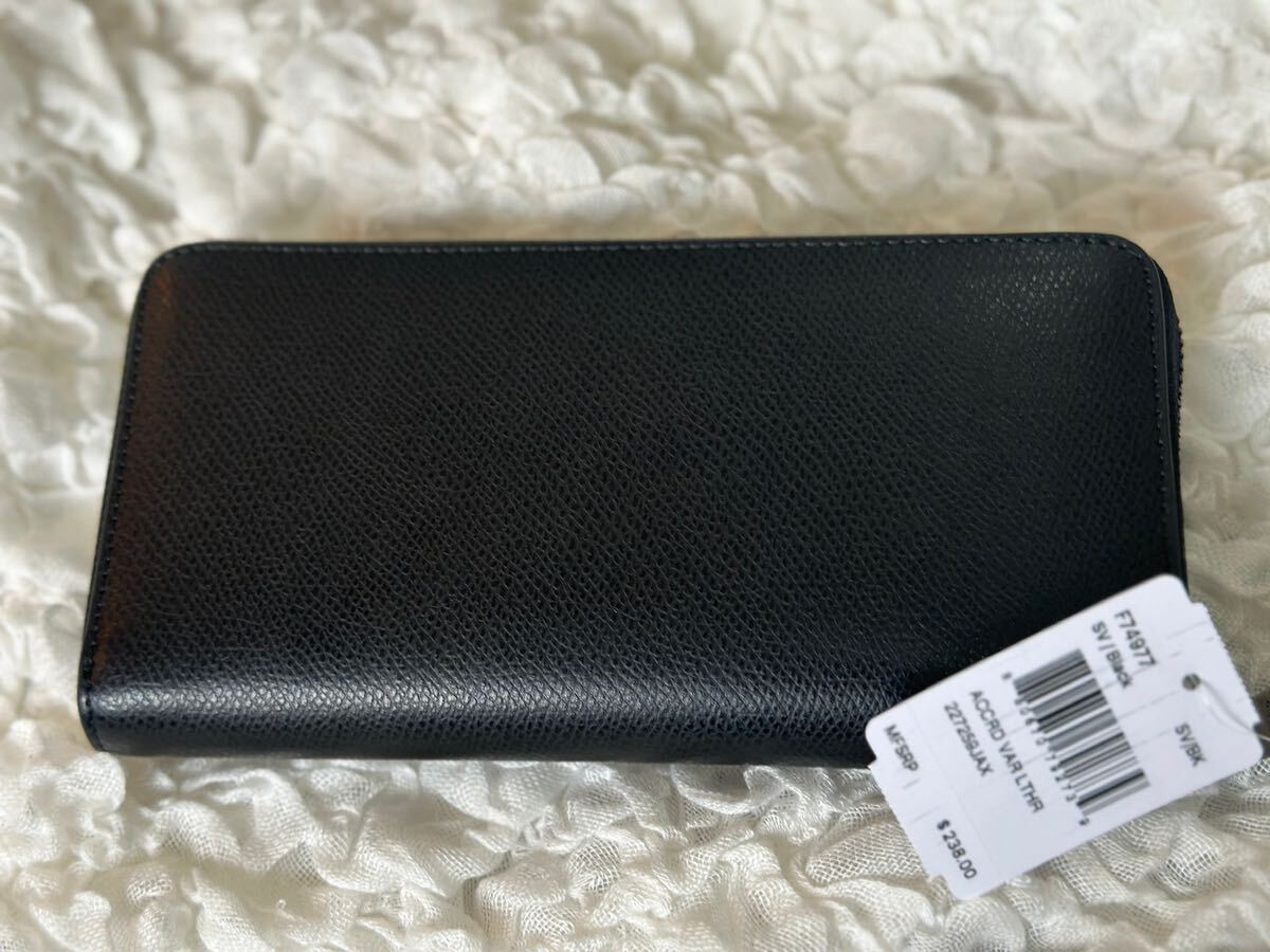 10 新品 COACH コーチ 長財布 ラウンドファスナー F74977_画像2