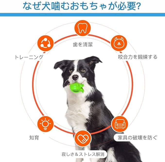 犬噛むおもちゃ 犬用おもちゃ 音が鳴る 犬の歯磨き棒 たこ 音の出る知育玩具 訓練玩具 ストレス解消 運動不足解消 口腔ケア 歯ぎ_画像3