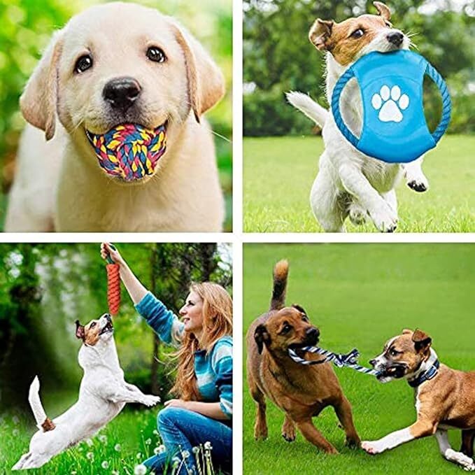 12 個 犬ロープおもちゃ 犬おもちゃ 犬用玩具 噛むおもちゃ ペット用 コットン ストレス解消 セット 丈夫 耐久性 清潔 歯磨_画像2