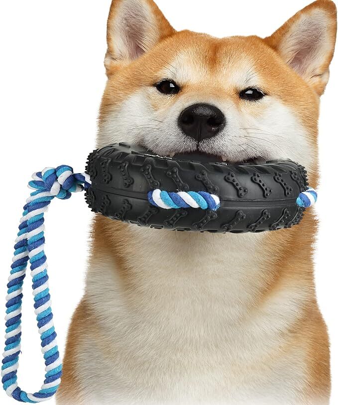 FERRISA 犬 おもちゃ 噛むおもちゃ 頑丈 ロープ 犬のおもちゃ 歯磨き 壊れにくい 引っ張り 犬用おもちゃ ストレス解消_画像1