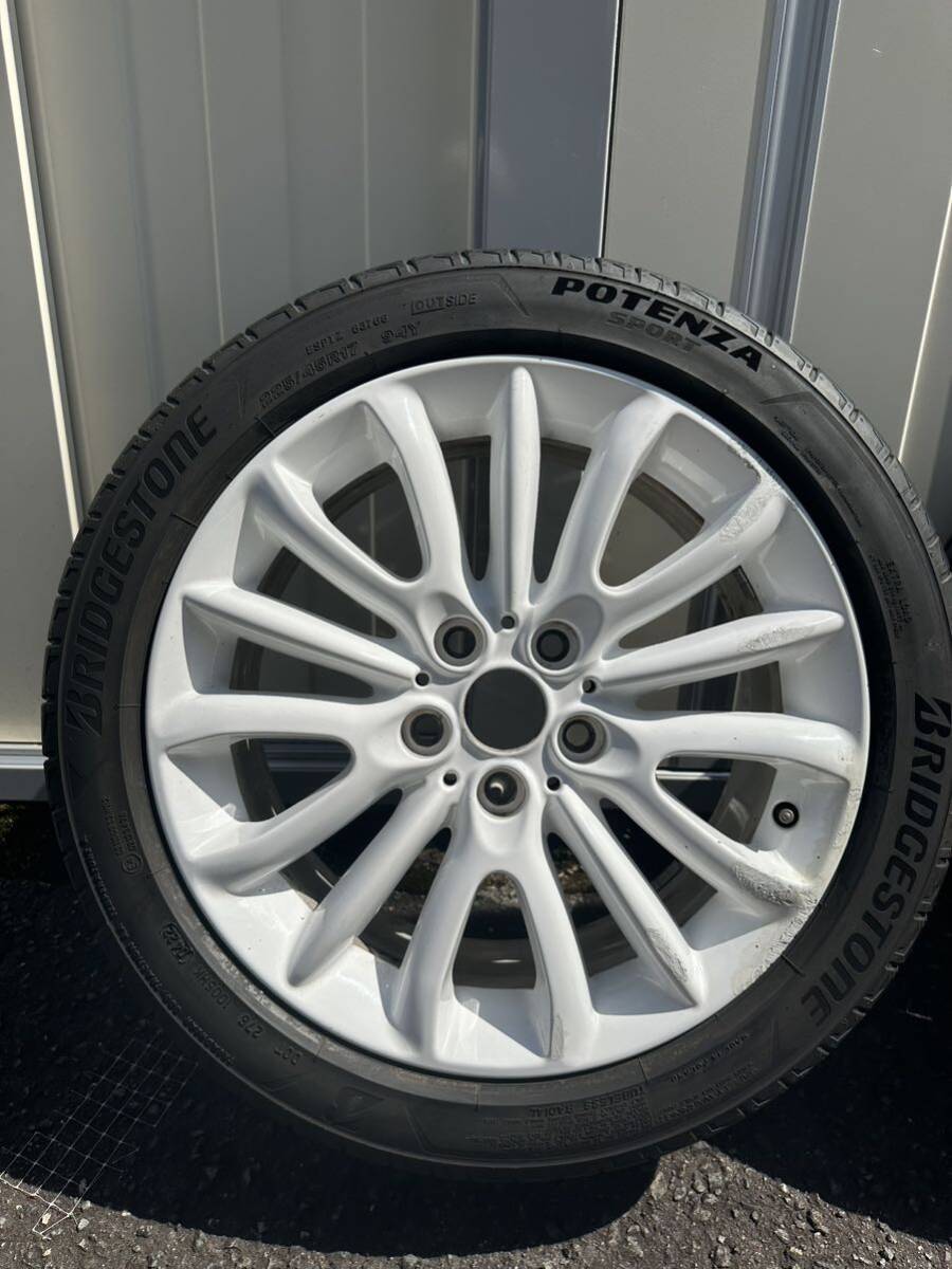 Mini クラブマン(F54)純正ホイール＋ブリヂストン POTENZA SPORT 225/45R17 タイヤほぼ新品_画像2