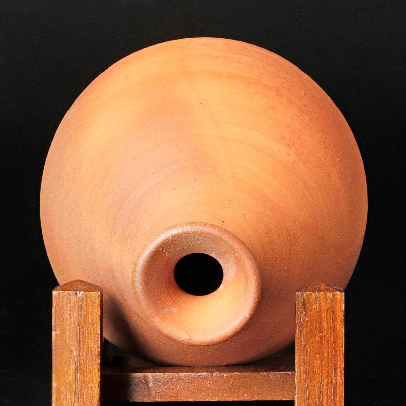 [ old beautiful taste ].. kiln bamboo origin . male sake bottle tea utensils guarantee goods zVW3