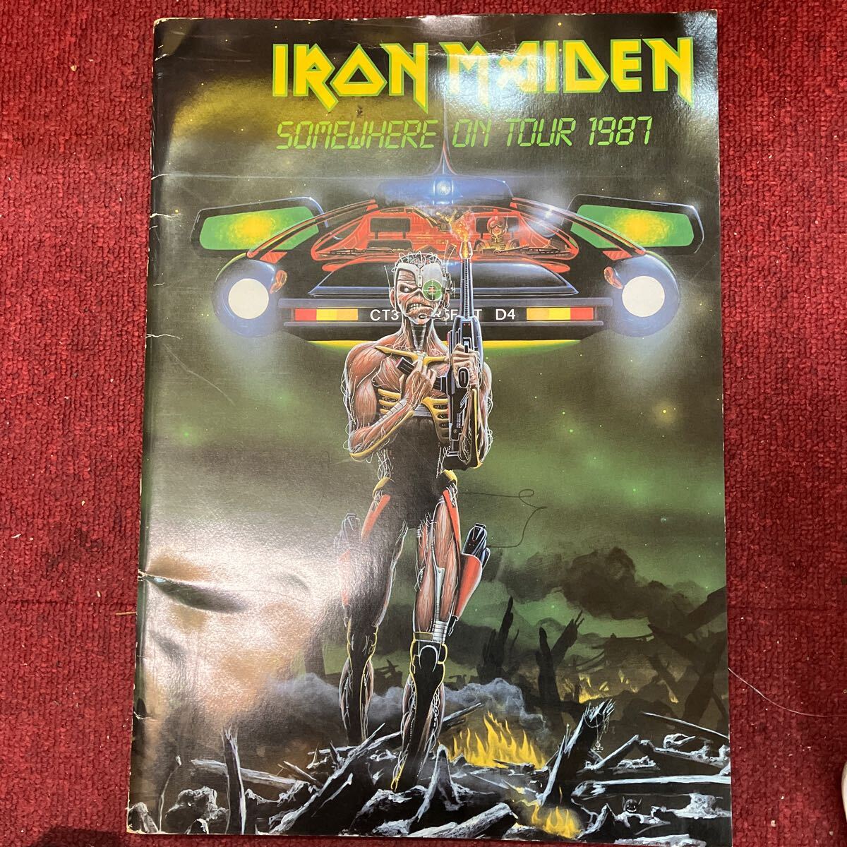 コンサートパンフ/アイアン・メイデン(IRON MAIDEN)「Somewhere On Tour 1987 (1987年)_画像1