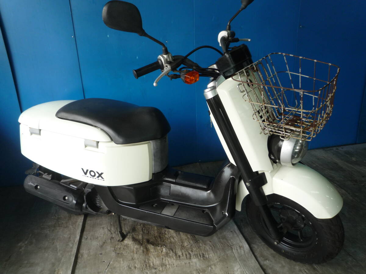 YAMAHA VOX 白 エンジン始動動画 自賠責加入で乗れます 半額配送キャンペーン 期間限定車体価格 現状渡し諸経費０円 激安 横浜 都筑 P-Yard_画像1