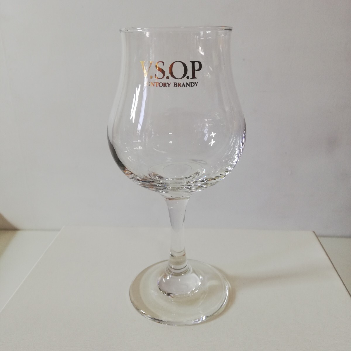 VSOP SUNTORY BRANDY サントリー ノベルティ ブランデーグラス 直径8.5cm×高さ18.3cm 未使用品 [酒器 グラス ガラス]_画像1