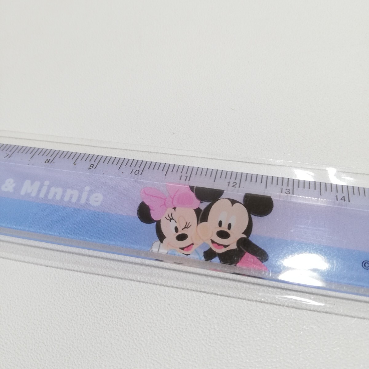 Disney ディズニー カミオジャパン ミッキー&ミニー スリム17cm定規 未使用品 [文房具 Mickey&Minnie]_画像3