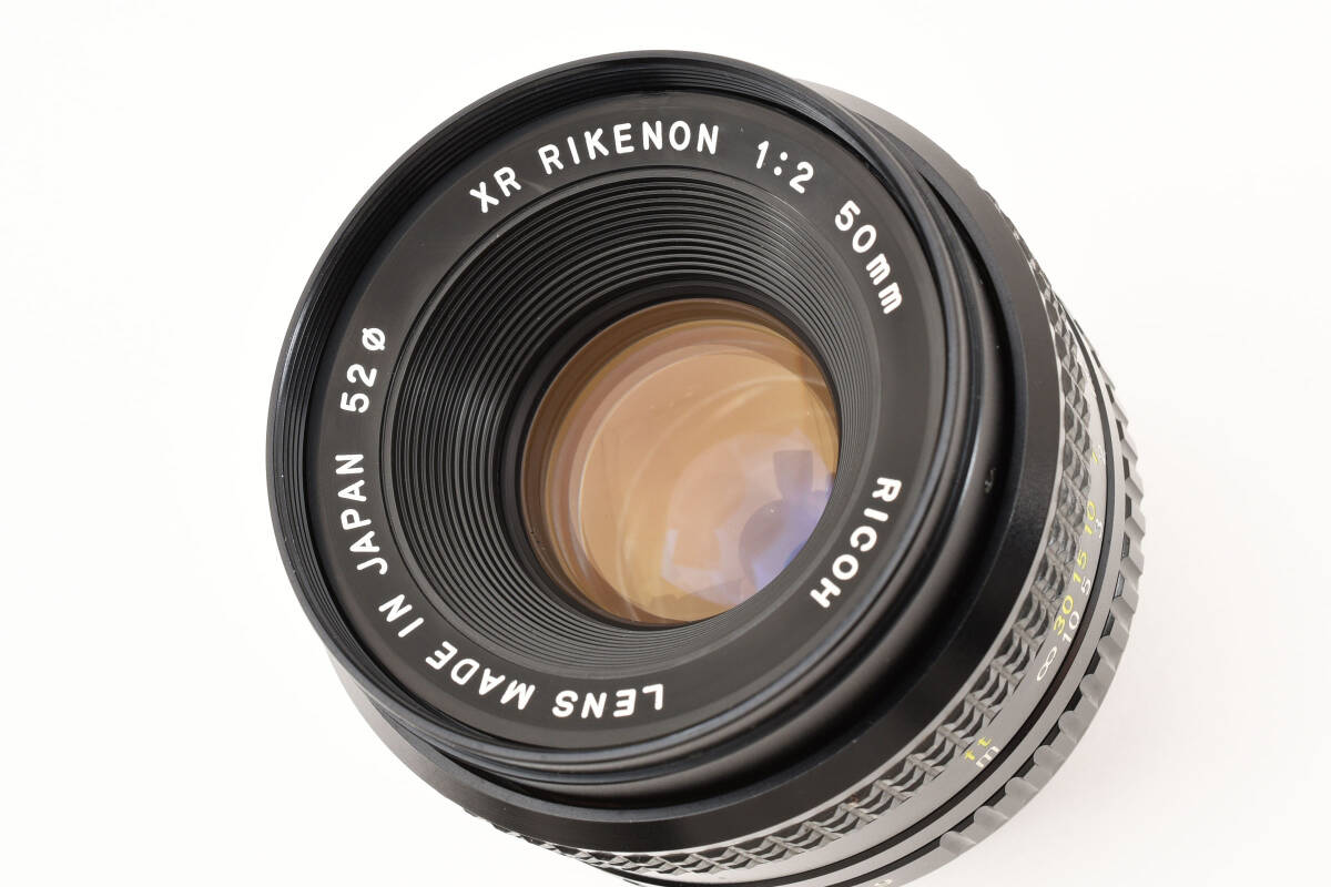 【美品】富岡光学 RICOH リコー XR RIKENON 50mm F2 初期型 和製ズミクロン #291_画像10