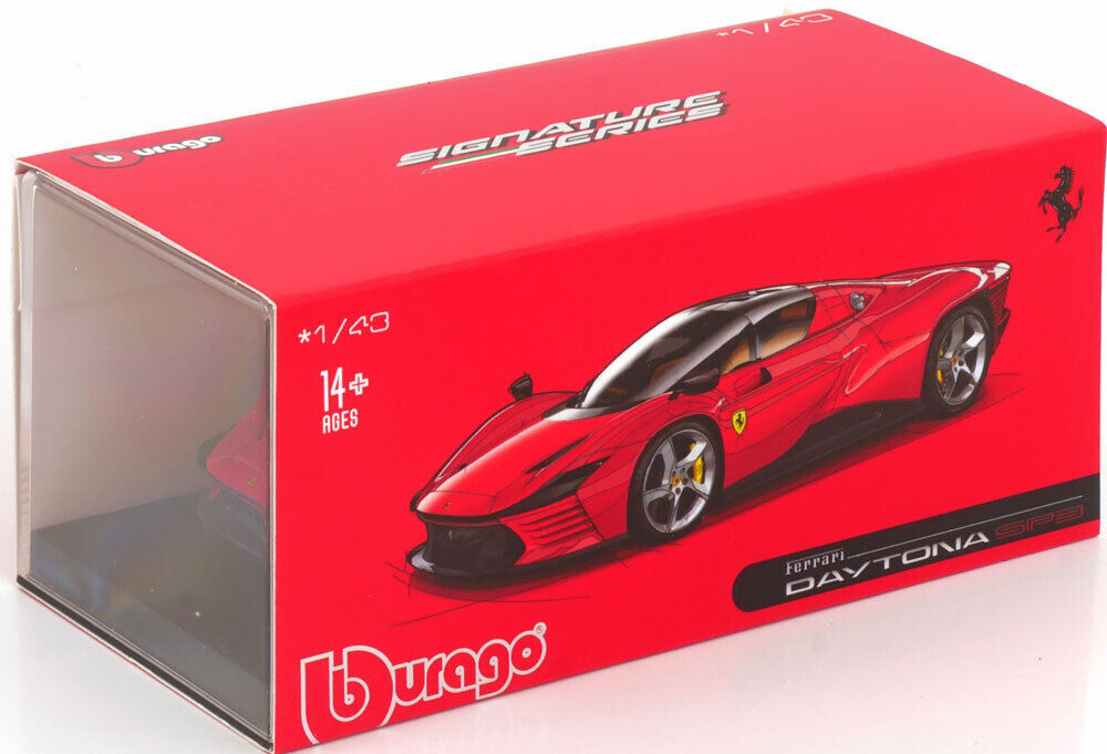 1:43 Bburago Signature フェラーリ デイトナ SP3 Daytona レッド 2022 Ferrari_画像3