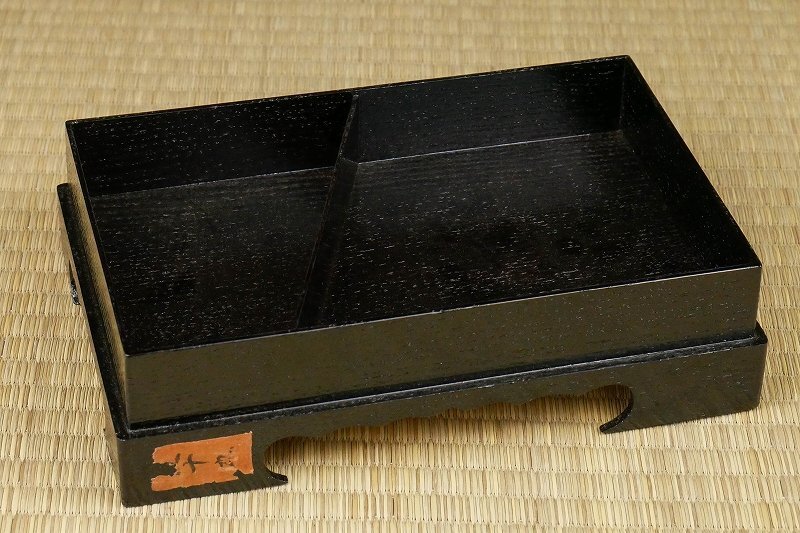 [. Kanazawa tea Takumi. warehouse ] superior article! four season flowers and birds .. parcel lacqering . box ( tea box )* our shop guarantee origin . era tea utensils [ tea person. words ]