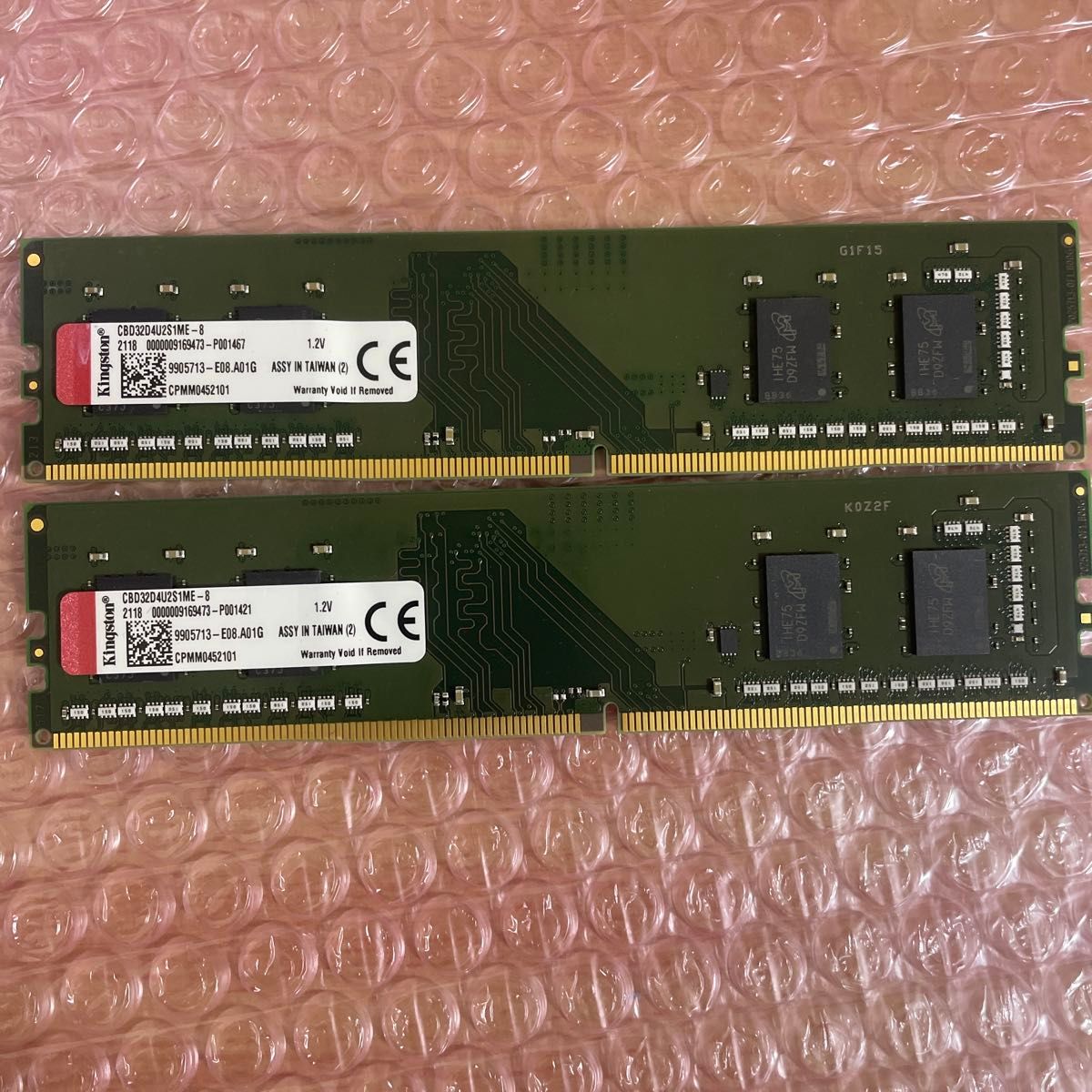 デスクトップPCメモリー Kingston DDR4  16GB(8GB×2枚)