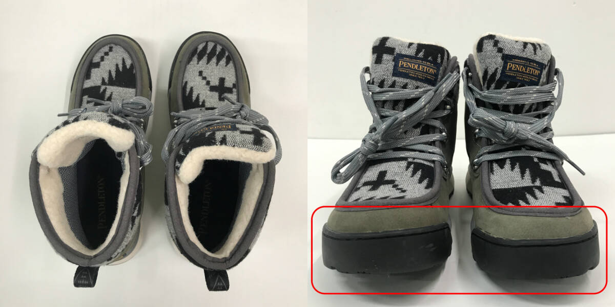 1321593N* [ unused goods ]PENDLETON Torngat Trail-PWF19E05-018 high King shoes 23cm