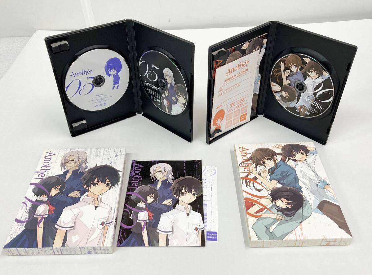 0111085S★ 【ジャンク】Another アナザー 限定版 収納BOX付き 全6巻セット DVD ※BOXキズ・汚れ有の画像6