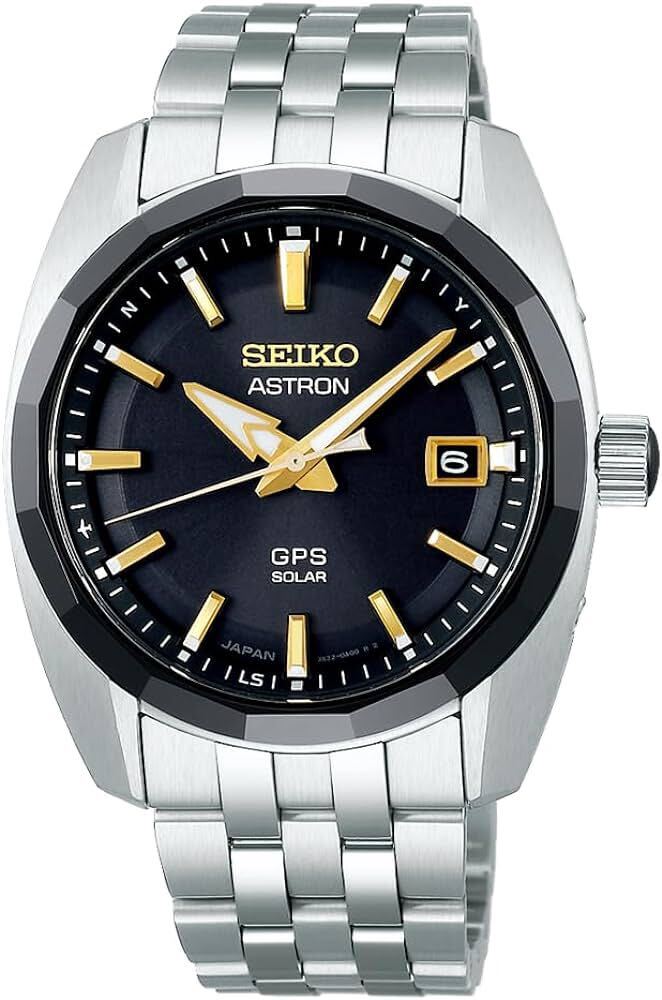 新品未使用！ セイコー アストロン SBXD011 3X-22 2保証付き 定価 198.000円　GPSソーラー SEIKO ASTRON SBXD 011 ゴールド×ブラック_画像1