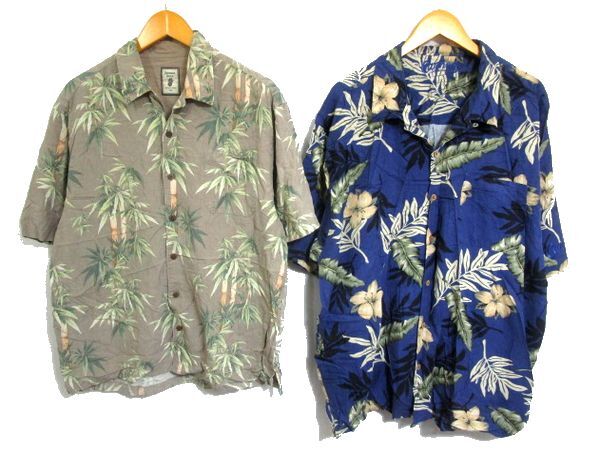 アメリカ輸入★ハワイアン シルク アロハ シャツ 大量 25枚セット★古着卸 M～XXL 100%SILK 総柄 夏物 USA オススメ まとめ売り No.Q-7_画像6