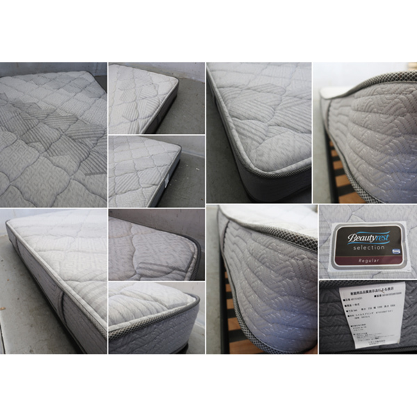 #P876# exhibition goods # Symons /Simmons# view ti rest /Beautyrest# regular /Regular# semi-double mattress # pocket coil #