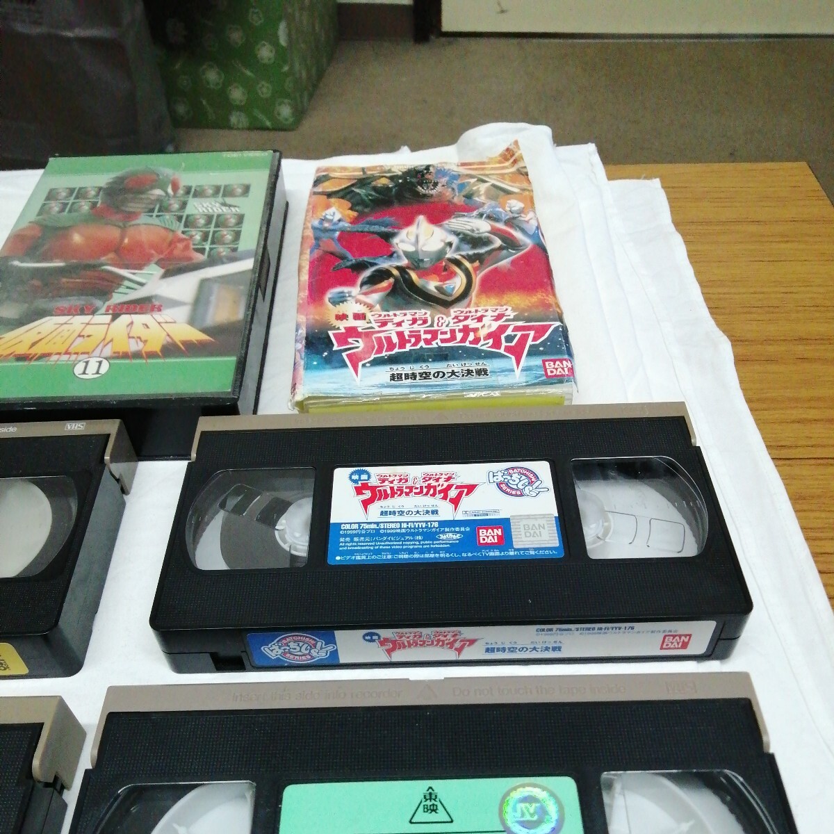  итого 5шт.@ Kamen Rider VHS черный Gaya 8 человек rider Milky Way . специальный Skyrider видеолента стоимость доставки 520 иен возможность 