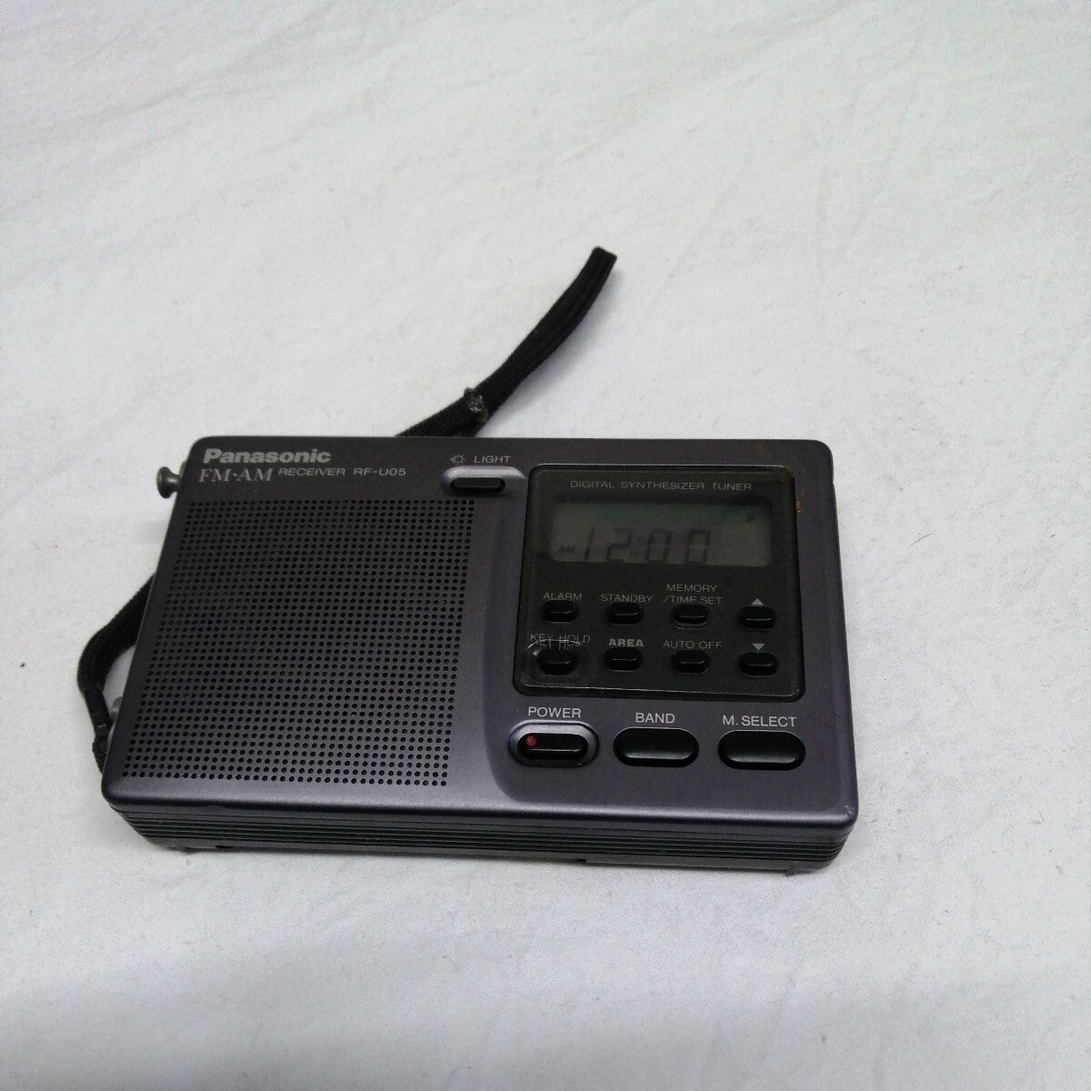 動画記載 Panasonic RF-U05 AM/FM ラジオ 送料520円可能 動作確認済 ポケットラジオ アンティークの画像1