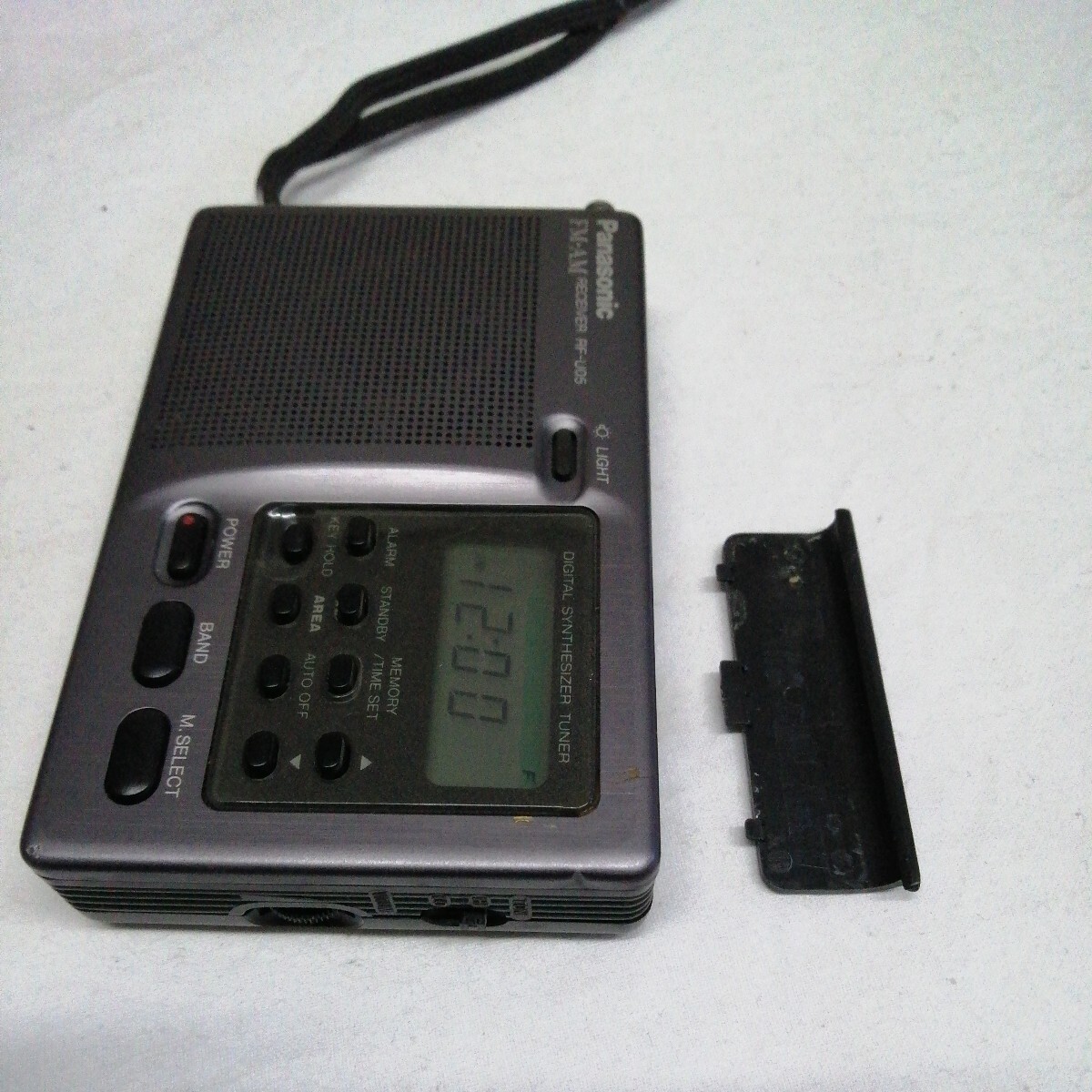 動画記載 Panasonic RF-U05 AM/FM ラジオ 送料520円可能 動作確認済 ポケットラジオ アンティークの画像2