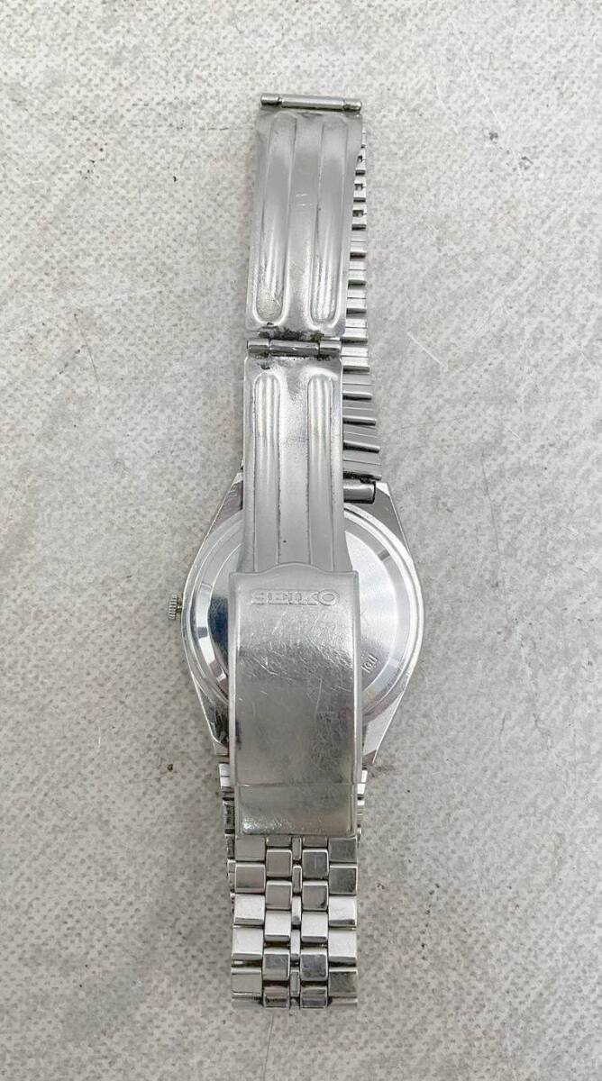 ◇腕時計◆SEIKO セイコー TYPE Ⅱ タイプ2 7123-8100 シルバー文字盤 デイデイト クォーツ メンズ の画像4