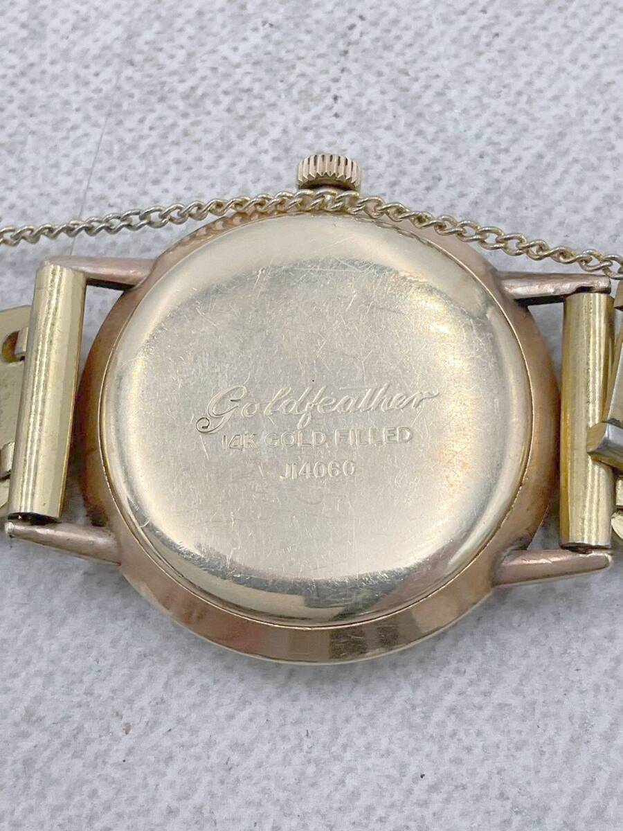 ◇腕時計◆SEIKO セイコー goldfeather ゴールドフェザー JI4060 25石 14K GOLD FILLED 手巻き 稼働品の画像5