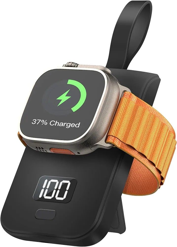 アップルウォッチ充電器 モバイルバッテリー 急速充電 2500mAh： Apple Watch充電器 ポータブ