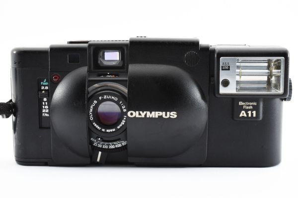 【光学極上品】Olympus オリンパス XA / A11 フラッシュ付 コンパクトフィルムカメラ #748-2_画像3