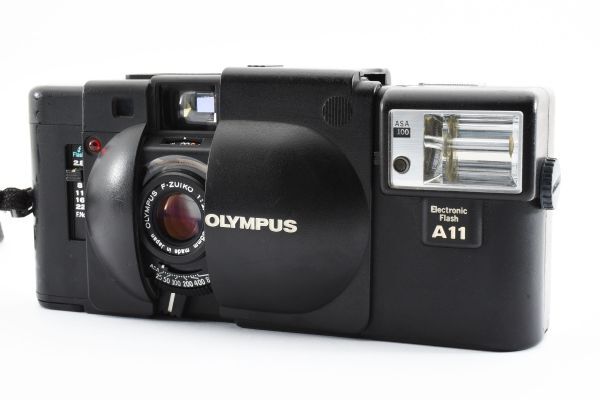 【光学極上品】Olympus オリンパス XA / A11 フラッシュ付 コンパクトフィルムカメラ #748-2_画像2