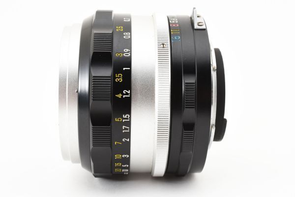【光学極上品】Nikon ニコン 非Ai NIKKOR-S Auto f1.4 50mm MFレンズ #691-2_画像6