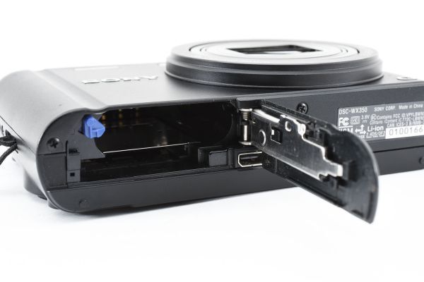 【光学極上品】Sony ソニー DSC-WX350 黒 ブラック コンパクトデジタルカメラ #838_画像8
