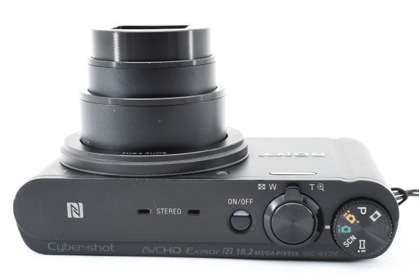 【光学極上品】Sony ソニー DSC-WX350 黒 ブラック コンパクトデジタルカメラ #838_画像6