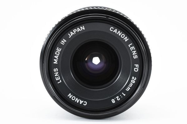 【実用外観美品】Canon キャノン new FD 28mm 2.8 MFレンズ #834_画像3