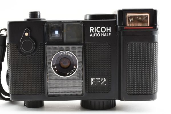 【実用品】Ricoh リコー AUTO HALF EF2 黒 ブラック ハーフフィルムカメラ #853-3_画像3