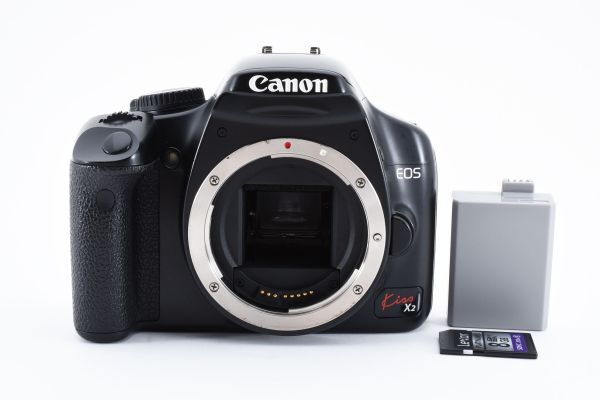 【実用品】Canon キャノン EOS KISS X2 ボディ ショット数2959回 デジタル一眼カメラ #829-1_画像1