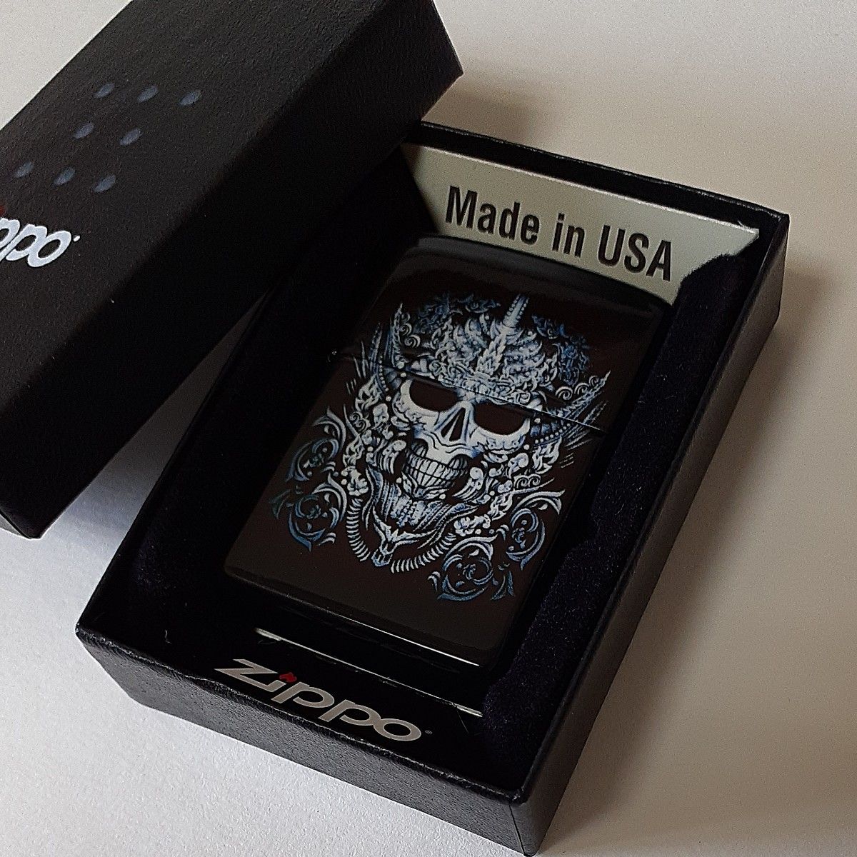 ZIPPO '06 SKULL DESIGN スカルグラフィック デスメタル 全面 ZIPPO '06 SKULL DESIGN スカルグラフィック デスメタル 全面