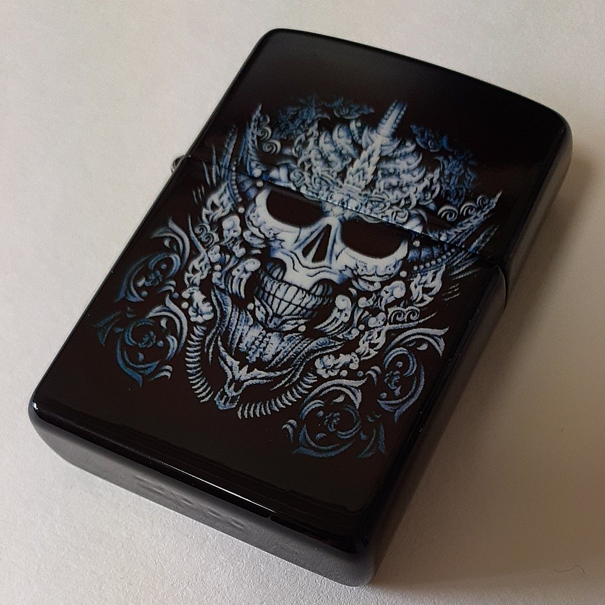 ZIPPO '06 SKULL DESIGN スカルグラフィック デスメタル 全面 ZIPPO '06 SKULL DESIGN スカルグラフィック デスメタル 全面