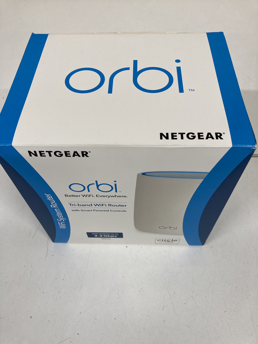 NETGEAR メッシュWiFi無線LANルーター単体(1台) Orbi Micro トライバンド 11ac 速度AC2200 推奨30台/100㎡ RBR20_画像1