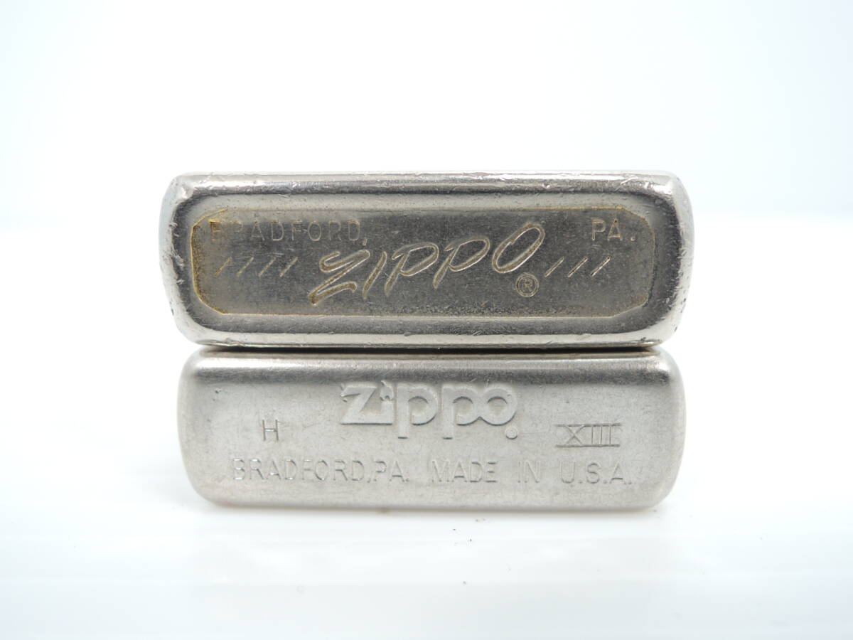 △ZIPPO ジッポ 2点まとめ 1975年製/1997年製 シルバー 火花確認済み 喫煙具 喫煙グッズ ライター オイルライター/管理8141A11-01260001_画像4