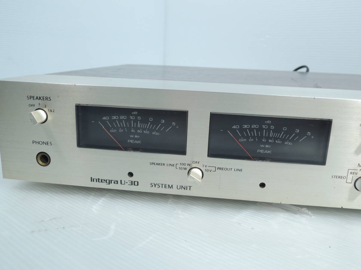 △ONKYO オンキョー システムユニット Integra インテグラ U-30 セレクター オーディオ機器 音響機器 通電確認済み/管理8329B14-01260001_画像3